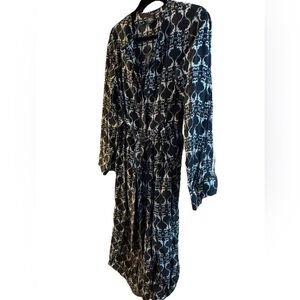 Thomas Wylde Black and White Long Sleeve Dress. Size S